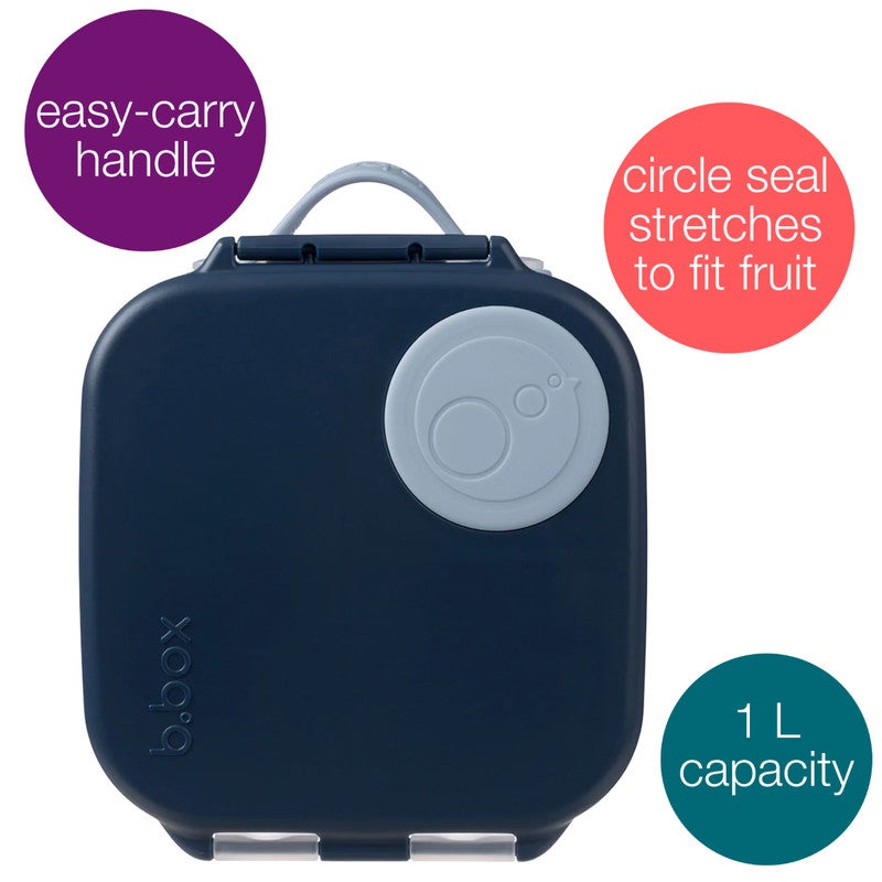 b.box Mini Lunchbox | Bento Box with 3 Compartments (2 Leakproof) | Ideal for Toddlers, Kids Lunch & Snacks | Fits Whole Piece of Fruit | BPA Free - Image 2