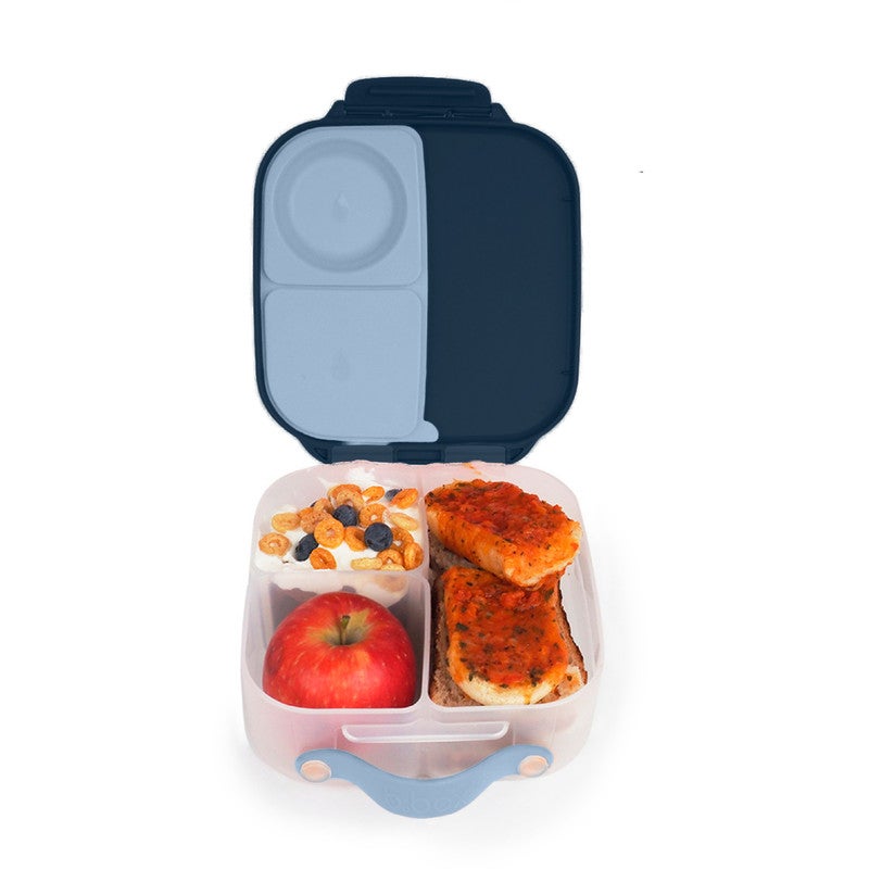 b.box Mini Lunchbox | Bento Box with 3 Compartments (2 Leakproof) | Ideal for Toddlers, Kids Lunch & Snacks | Fits Whole Piece of Fruit | BPA Free - Image 1