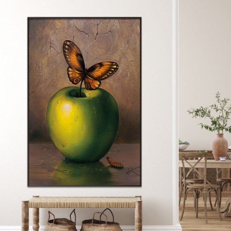 ماركتنا لوحة قماشية بتصميم مودرن مع برواز مجوف مقاس (50×70) قطعة واحدة - Image 1