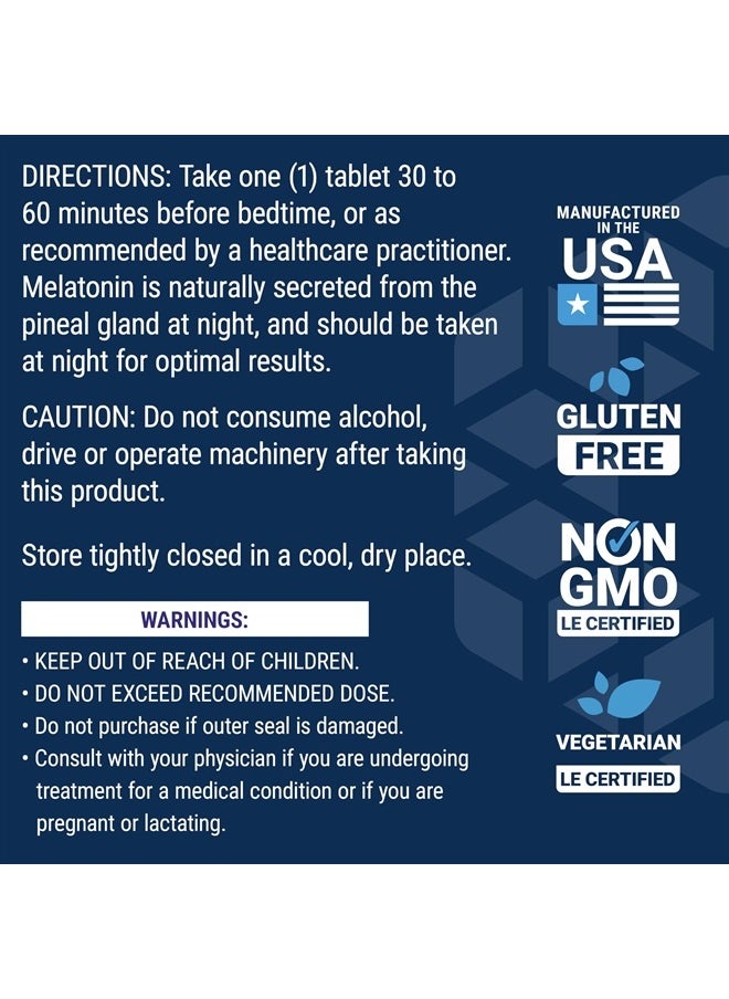 Life Extension - Melatonin 6 Hour Timed Release, 300 mcg, Extended-Release Formula for Gentle Sleep Support, Healthy circadian Rhythms, Cellular Defense, Gluten-Free, Non-GMO, Vegetarian, 100 Tablets - Image 1