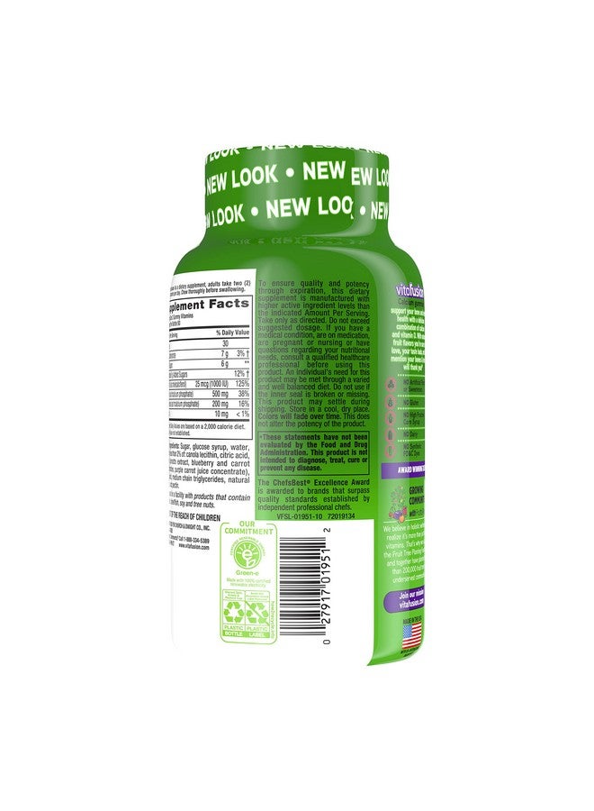 Vitafusion Calcium Adult Gummy Vitamins 100 Gummy Vitamins - Image 5