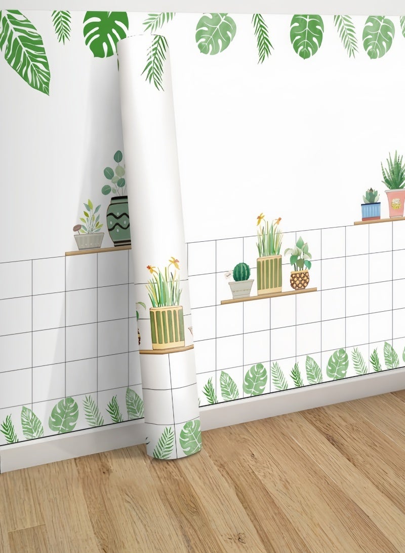 اديببولا لفة واحدة من ورق جدران لطيف بنقوش مميزة، ذاتي اللصق، مقاوم للزيوت والماء، مقاوم للحرارة، مناسب لأسطح العمل والخزائن وتزيين الأثاث، قابل للإزالة، مثالي لتجديد المنزل (60 × 500 سم) - Image 3