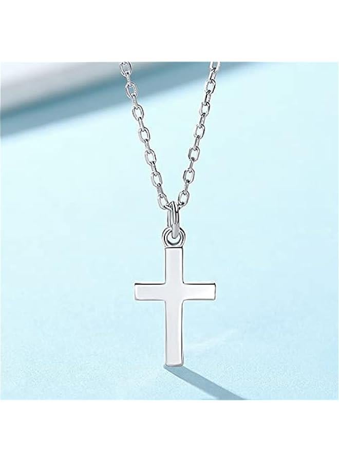 Arabest S925 Sterling Silver Tiny Cross Pendant Necklace for Women Dainty Cross Necklaces Mothers Day Birthday Gifts for Women - Image 4