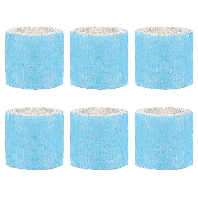 BIHARNT 6 Pack Humidifier Filters HAC-504 Replacement for Honeywell Humidifier Filter, Filter A Humidifier Filter Replacement for HCM300/350/600/700 Honeywell Humidifier, Blue - Image 1