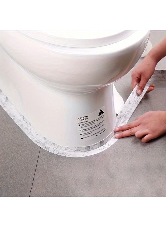 Marble Self Adhesive Toilet Base Seam Cover Sink Corner Decorative Tape 1 42inch Wide - Image 1
