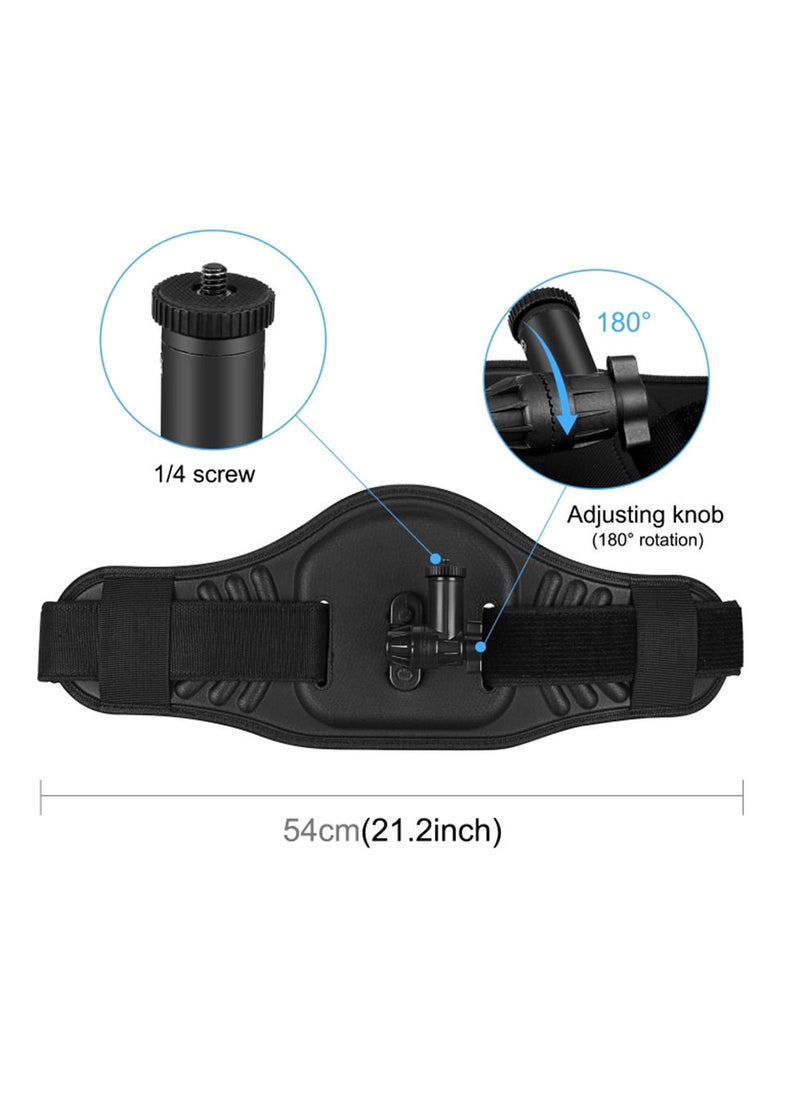 PULUZ Waist Belt Mount Strap + Adjustable Selfie Stick Replacement for GoPro Hero 11/10/9/8/OSMO Pocket/ Insta360 ONE/X/X2/X3 Action Cameras  - Image 4