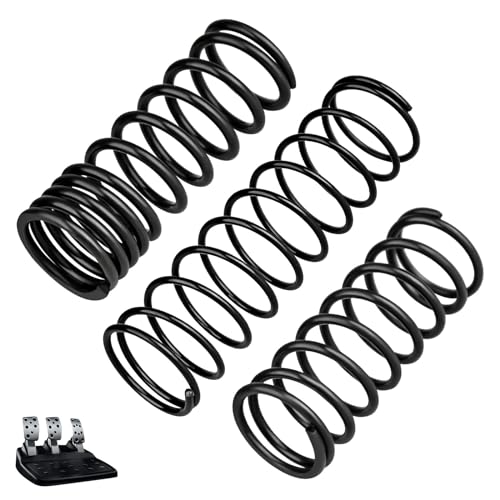 CHAR YONG Complete Pedal Return Spring Upgrade Kit Mod for Logitech G25 G27 G29 G920 G923 Racing Pedals Accessories, Pedal Spring Mods Include Brake/Throttle/Clutch Pedal Spring, 3 Pack - Image 1