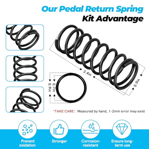 CHAR YONG Complete Pedal Return Spring Upgrade Kit Mod for Logitech G25 G27 G29 G920 G923 Racing Pedals Accessories, Pedal Spring Mods Include Brake/Throttle/Clutch Pedal Spring, 3 Pack - Image 5