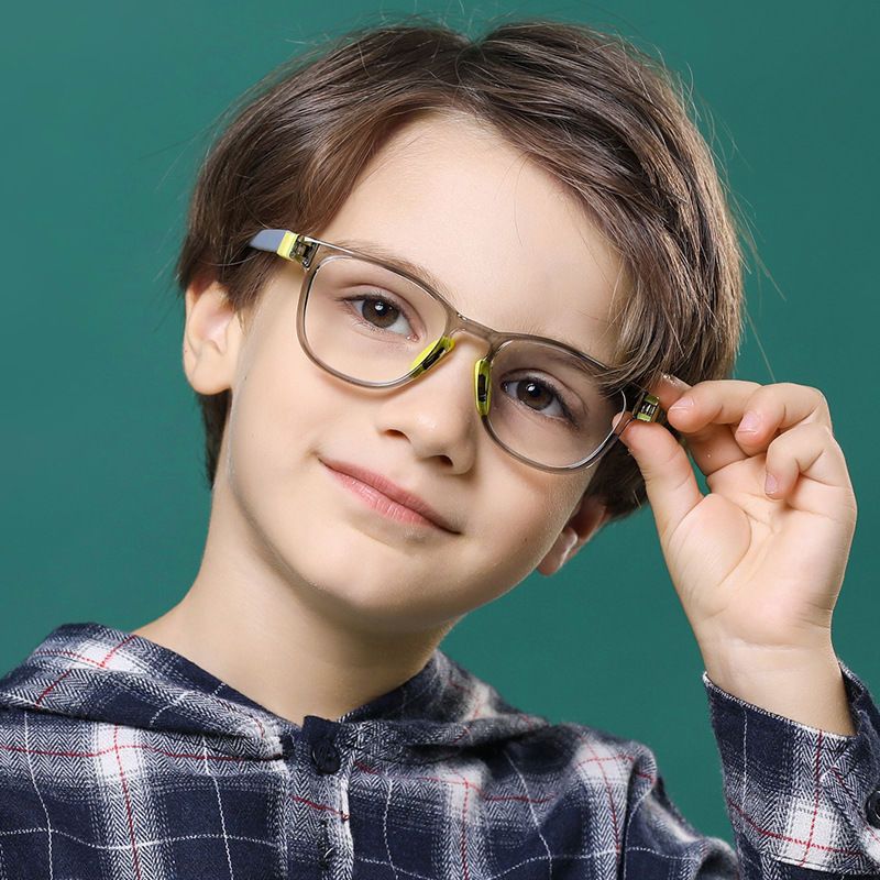 Children'S Silicone Tr90 Myopia Eyeglass Frame Anti-Blue Light Eye Protection Flat Lens Male And Female Students Amblyopia Hyperopia Eyeglass Frame - Image 4