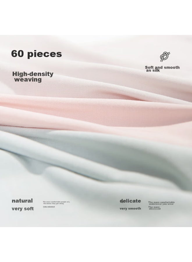 Easy and refreshing Yiershuang [silkworm Pupa Protein] 3-pack Women's Underwear, 60-count Mulberry Silk, 3a Antibacterial Triangle Panties, Women's Gift Box Set  - Image 1