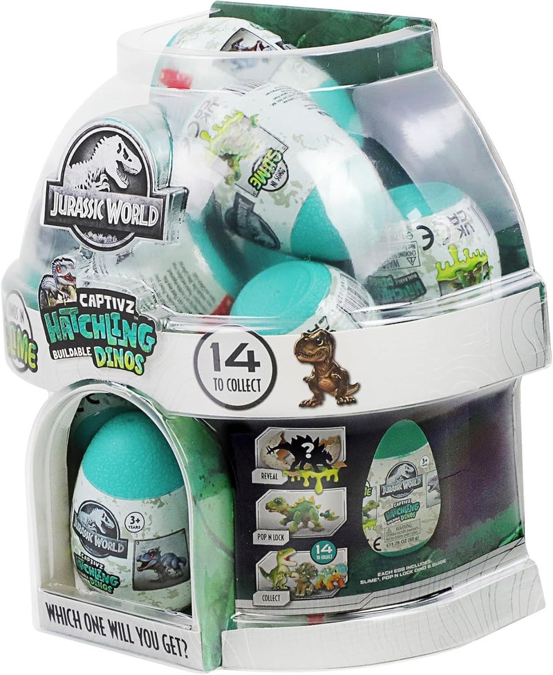 JURASSIC WORLD Jurassic CAPTIVZ Hatchlings Edition 14pcs Incubator CDU - Image 2