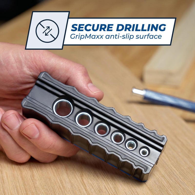 Kreg Portable Drilling Guide - 6 Hardened Drill Guides for Carpentry - Craftsman Tool Accessory - Image 3