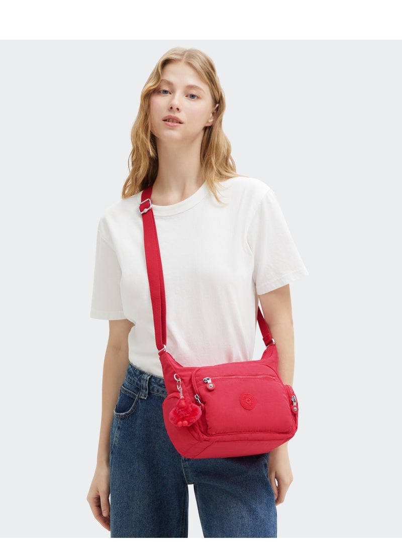 كيبلينغ حقيبة عابرة للجسم صغيرة غابي مع عدة حجرات - وردي ريزورت - Image 4