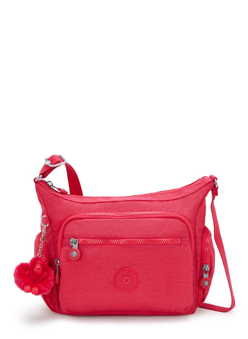 كيبلينغ حقيبة عابرة للجسم صغيرة غابي مع عدة حجرات - وردي ريزورت - Image 1