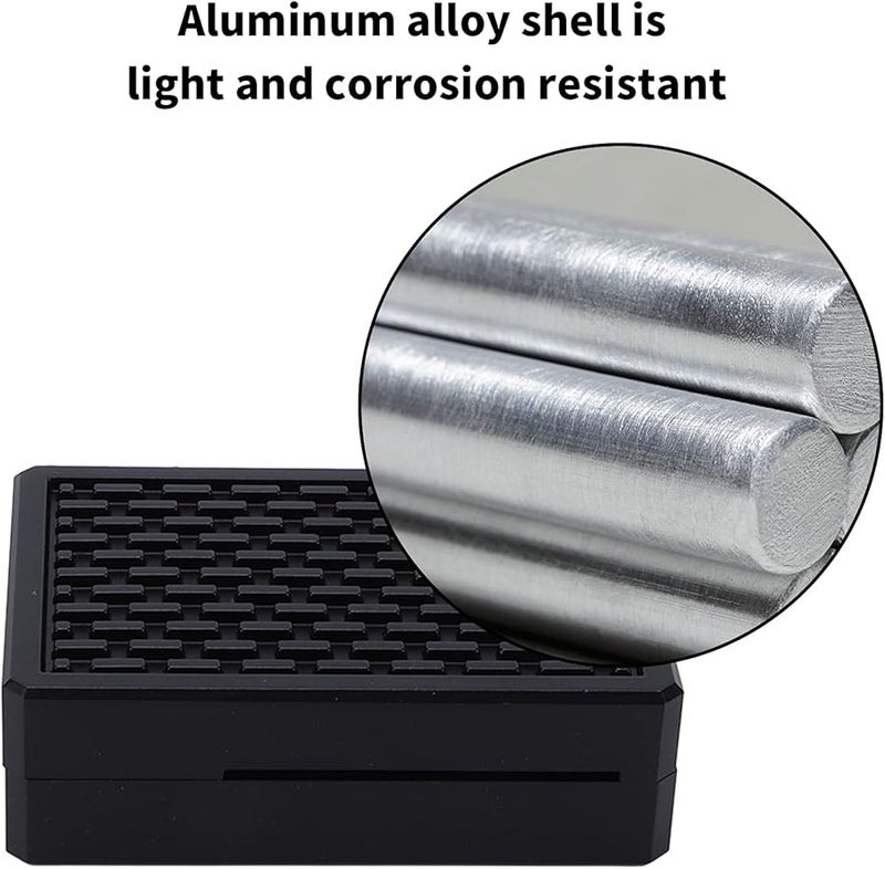 Premium Aluminum Alloy Enclosure for 4 Enhanced Heat Dissipation Protective Shell Black Easy Installation Kit - Image 5