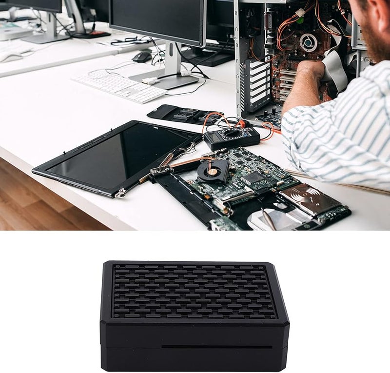 Premium Aluminum Alloy Enclosure for 4 Enhanced Heat Dissipation Protective Shell Black Easy Installation Kit - Image 3