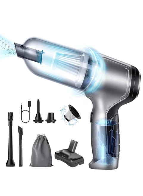 Wireless Handheld Rechargeable Portable Car Vacuum 19000PA High Power Cordless 2 Washable Filters And Strong Suction Brushless Motor For Office Home Cleaning