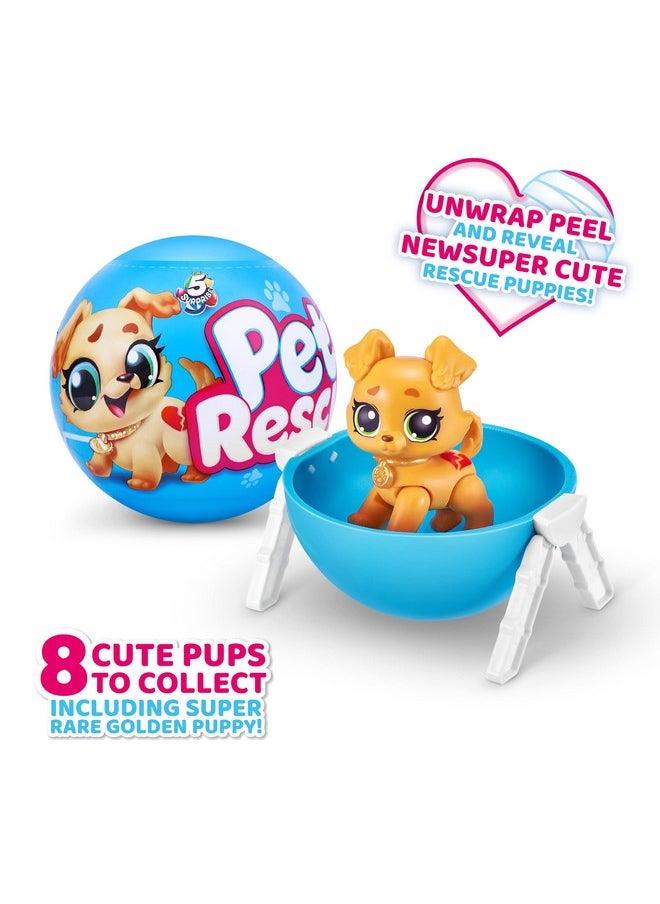 5 Surprise 5 Surprise Pet Rescue Series 1 by ZURU (2 Pack) Cute Stuffed Animal Miniature Toys, Amazon Exclusive, Magic Color Change, Mystery Collectible Plushies for Kids and Girls  - Image 2