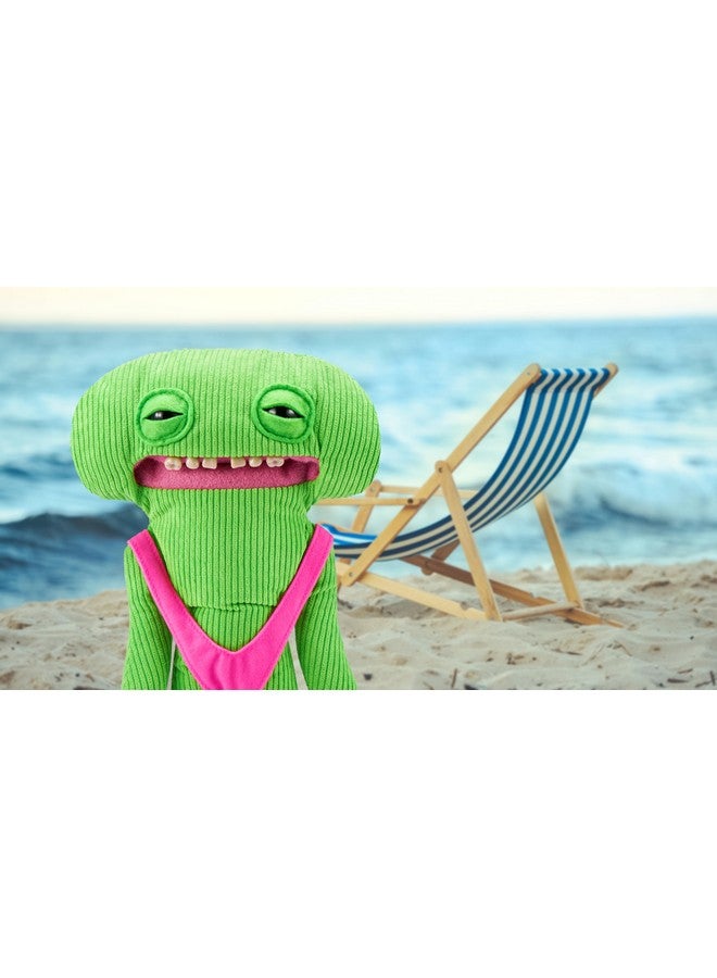 Fuggler فوجلر فايبز العطلة من زورو، وحش قبيح مضحك، لعبة محشوة، قابلة للجمع، (سمالي أو رايلي - أخضر) - Image 5