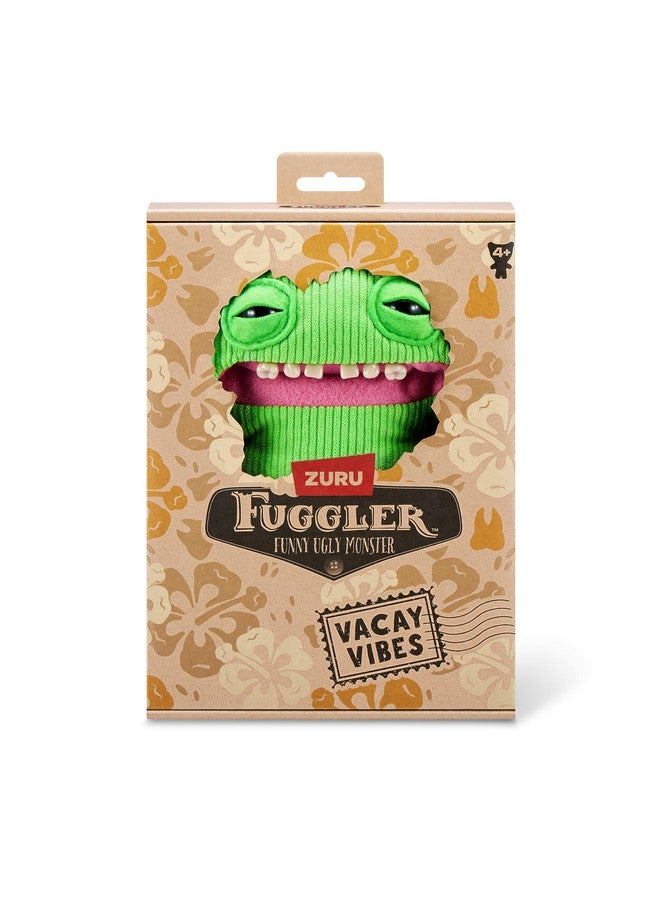 Fuggler فوجلر فايبز العطلة من زورو، وحش قبيح مضحك، لعبة محشوة، قابلة للجمع، (سمالي أو رايلي - أخضر) - Image 2