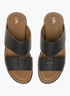 LBL by Shoexpress Men Textured Slip-On Arabic Sandals Ramadan Collection  - Image 1