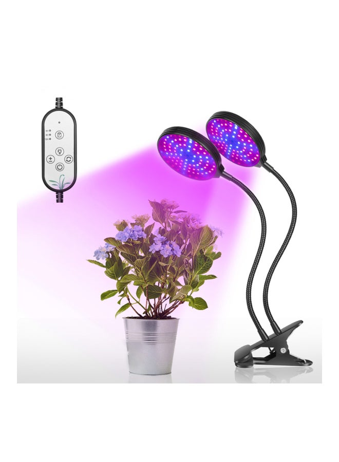 إسكدنيا مصباح LED يساعد على نمو النباتات مزود بمنفذ USB من قطعتين أسود 18x11x13Ø³Ù†ØªÙŠÙ…ØªØ± - Image 2