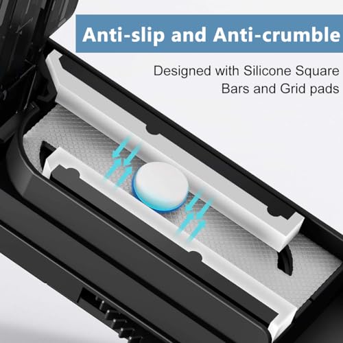 HANNEA® Multiple Pill Splitter, Adjustable Pill Splitter Cutter with Accurate Pill Alignment, Stainless Steel Cutting Blade and Blade Guard for Multi Tablets, Vitamins, Black - Image 4