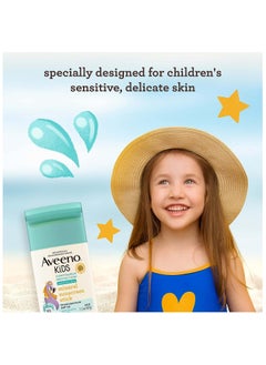 Aveeno Aveeno Kids Continuous Protection Sensitive Skin Mineral SPF 50 Sunscreen Stick, 1.5 oz  - Image 4