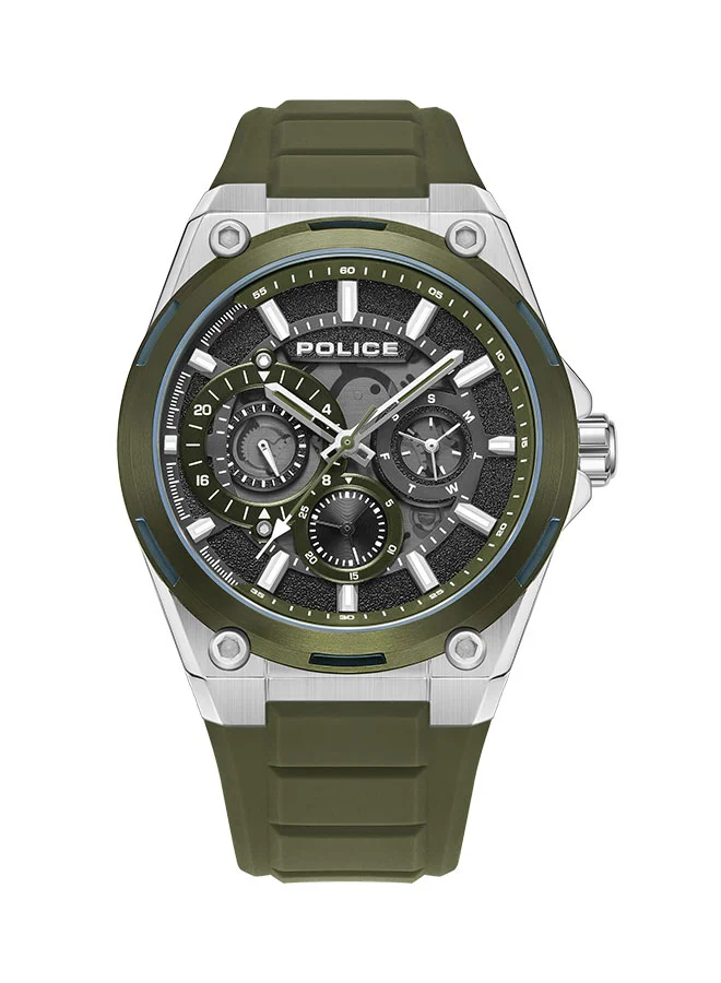 بوليس Men Chronograph Round Shape Silicone Wrist Watch PEWJQ2203242 - 45 Mm