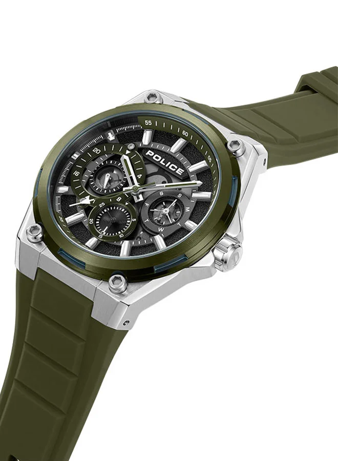 بوليس Men Chronograph Round Shape Silicone Wrist Watch PEWJQ2203242 - 45 Mm