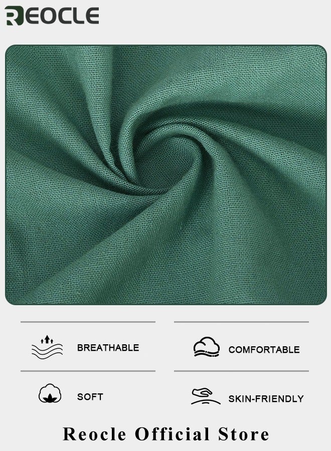 ريوكل طقم ملابس رياضية نسائية صيفي قطن فضفاض مكون من قطعتين - Image 4