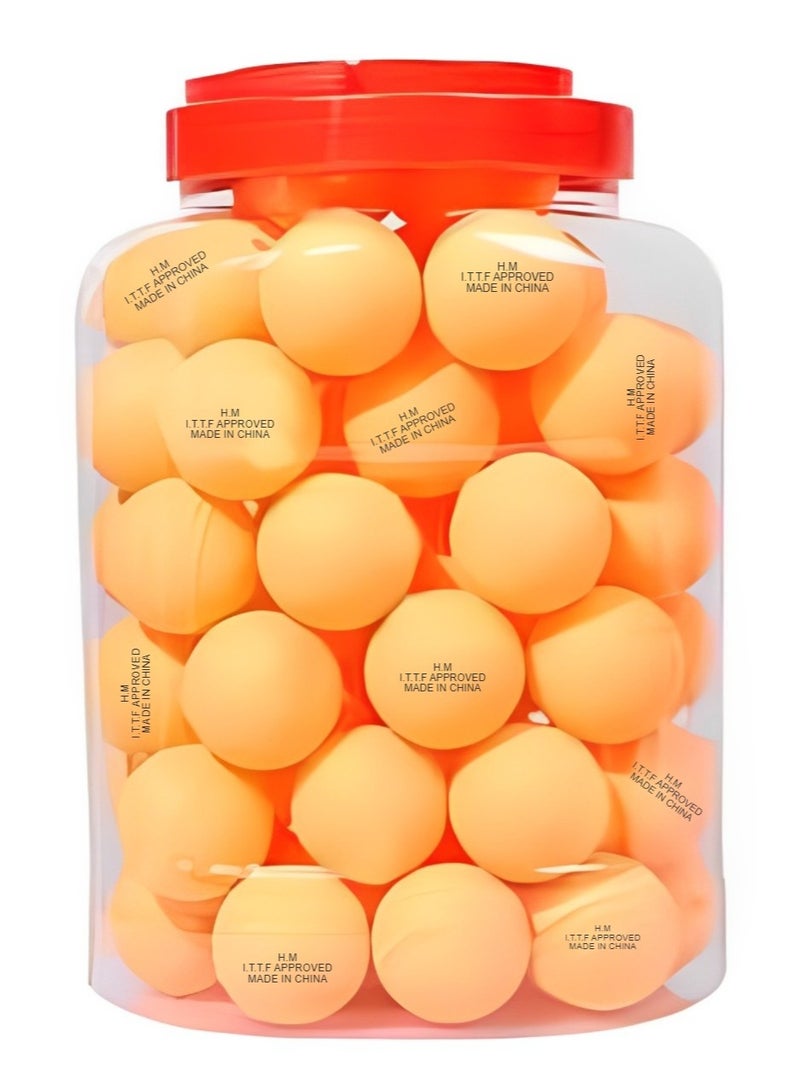 H PRO 60 Pieces Table Tennis Ping Pong Ball | orange - Image 1
