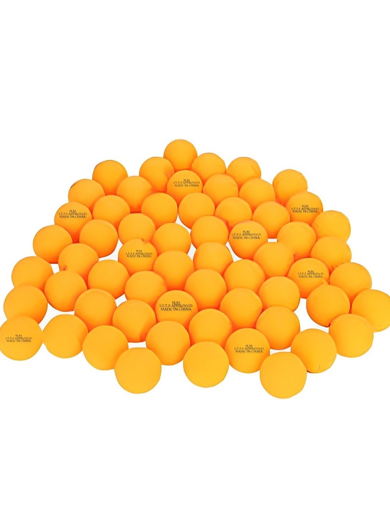 H PRO 60 Pieces Table Tennis Ping Pong Ball | orange - Image 2