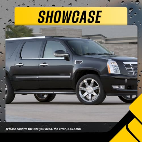 DewFlew 4Pcs Wheel Center Cap for 2007-2013 Cadillac Escalade EXT ESV Wheel Rim 198.5mm(7.81in) Chrome Hub Cap Wheel Cover - Image 4