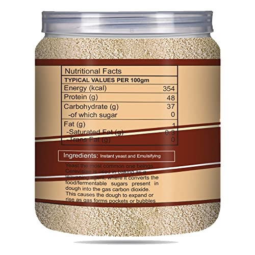 Brew Lab Active Instant Dry Yeast Powder for Baking Pizza and Bread Yeast Powder250gm - Image 2