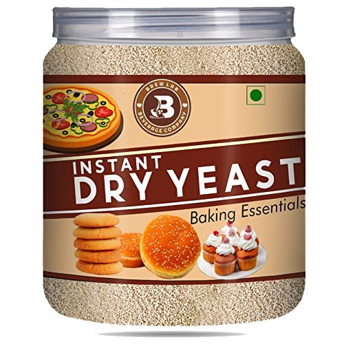 Brew Lab Active Instant Dry Yeast Powder for Baking Pizza and Bread Yeast Powder250gm - Image 1