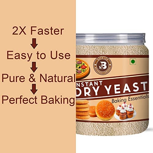 Brew Lab Active Instant Dry Yeast Powder for Baking Pizza and Bread Yeast Powder250gm - Image 4