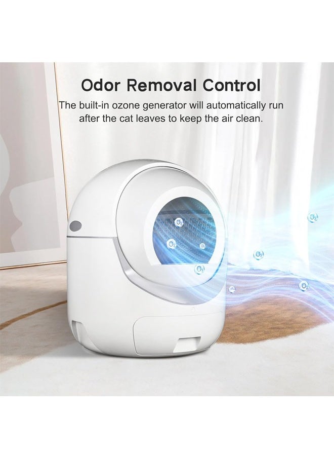 Beauenty - Self Cleaning Cat Litter Box No Scooping Automatic Litter Box with APP Control 70L Large Capacity Pet Toilet - Image 1