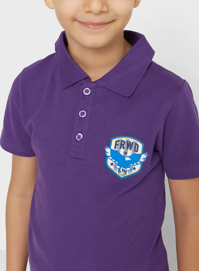 Pinata Chest Embroidered Polo For Boys