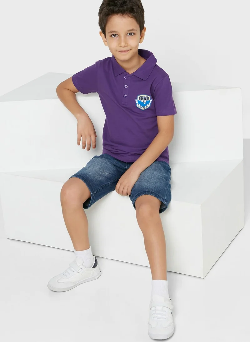 Pinata Chest Embroidered Polo For Boys