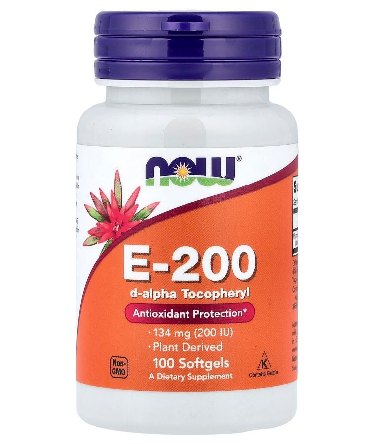 now E-200 134 mg (200 IU) 100 Softgels