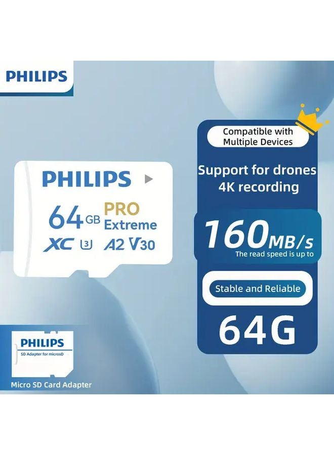 64GB High Speed Memory Card Plug and Play Compatible with PHILIPS and Various Electronic Devices - Image 1