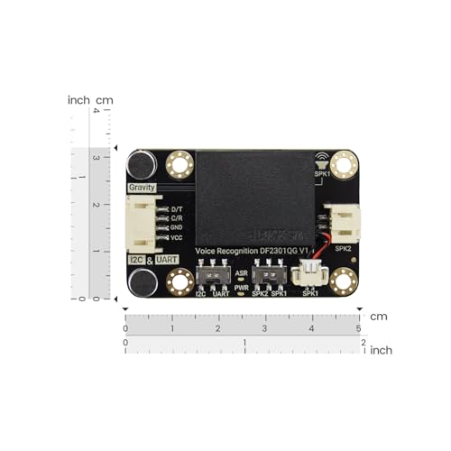 DFROBOT جاذبية: مستشعر التعرف على الصوت لتعلم اللغات دون اتصال للـ micro:bit/Arduino / ESP32 - I2C و UART - Image 2