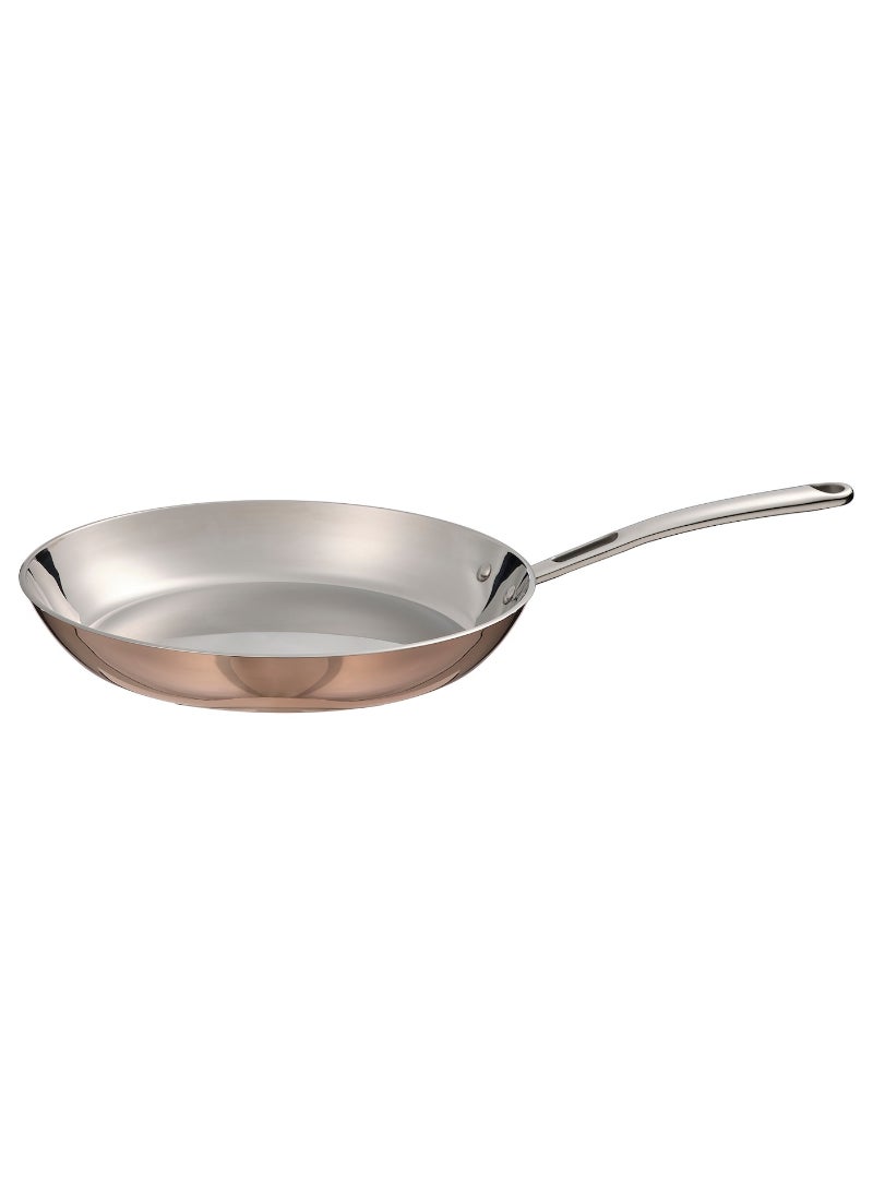 Frying Pan Copper Stainless Steel 28 Cm