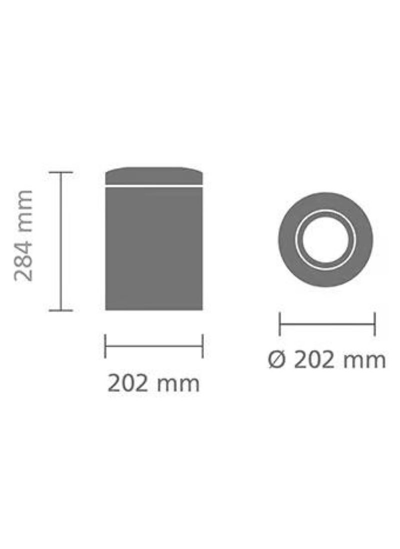 brabantia Flame Guard Waste Paper Bin 7 Litre Brilliant Steel  - Image 4