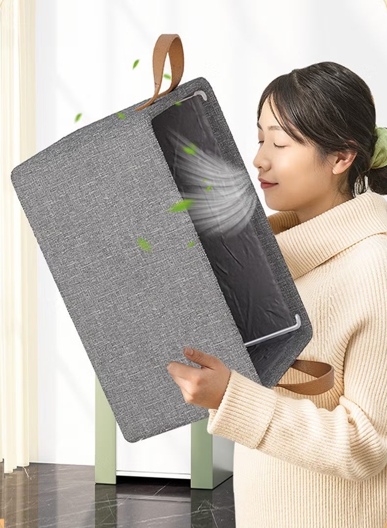 Large Wardrobe Clothes Organizers Sock Underwear Drawer Organizer Dividers 5 Pack Collapsible Cabinet Closet Storage Boxes Stackable Drawer Organizer Storage Bin Container for Clothes, Pants, Belt - Image 5