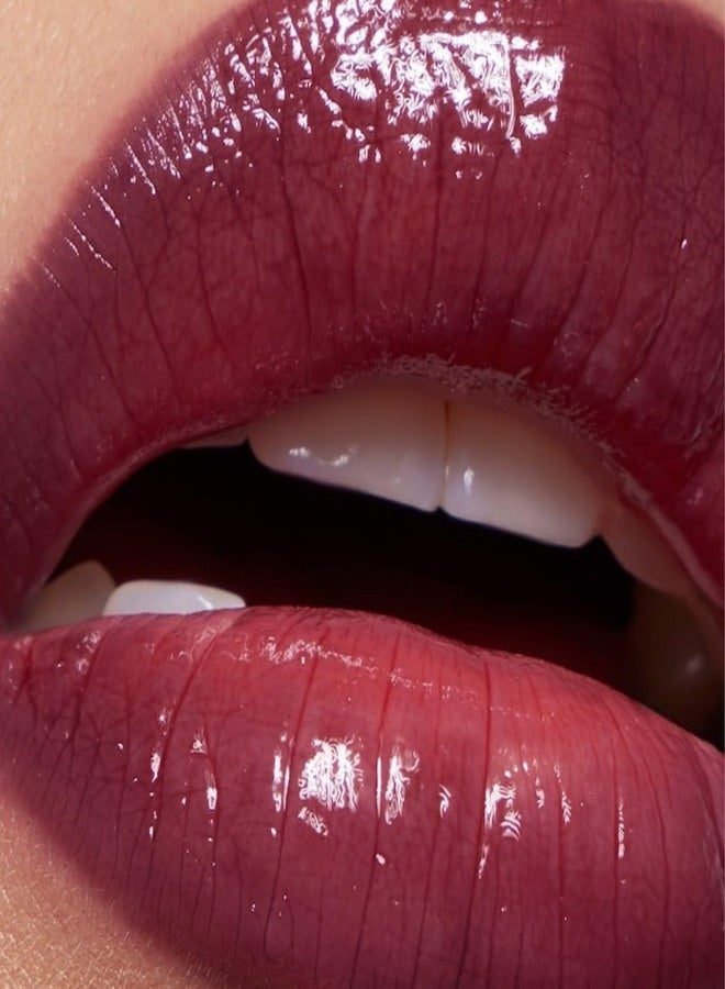 REFY Tinted Lip Gloss – Plum Shade, Hydrating Buildable Gloss, Sheer-to-Medium Coverage, High-Shine Finish, 13 mL / 0.44 fl oz - Image 4