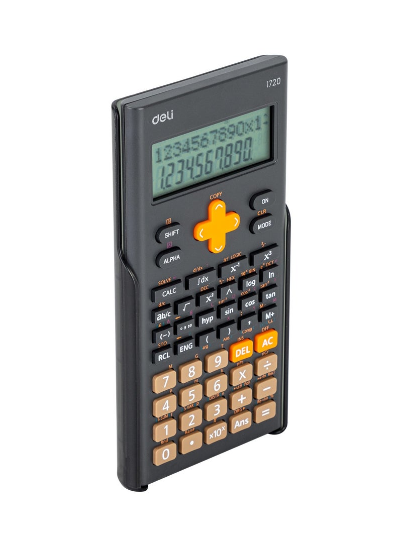 ديلي حاسبة إي 1720 آلة حاسبة علمية 300 وظيفة متعددة الوظائف آلة حاسبة علمية عالمية مع غطاء - Image 3