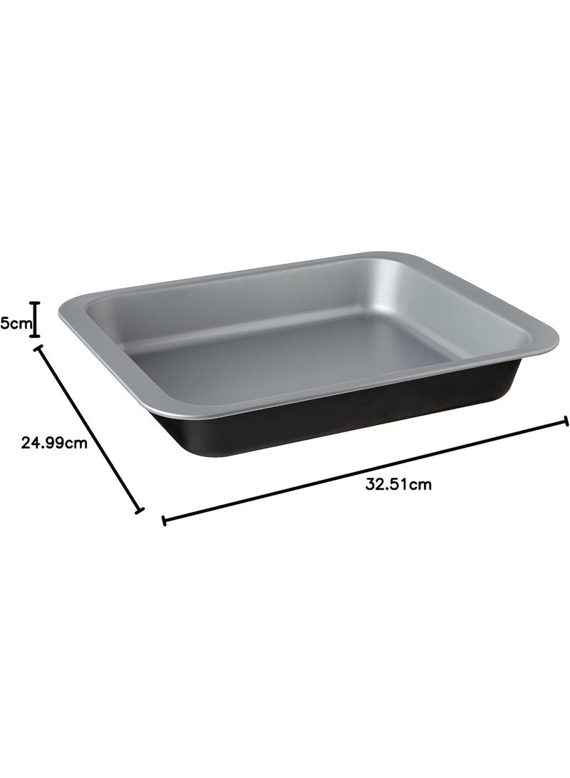 Guardini Silver Elegance Bake & Roast Pan 22x28cm - Image 2
