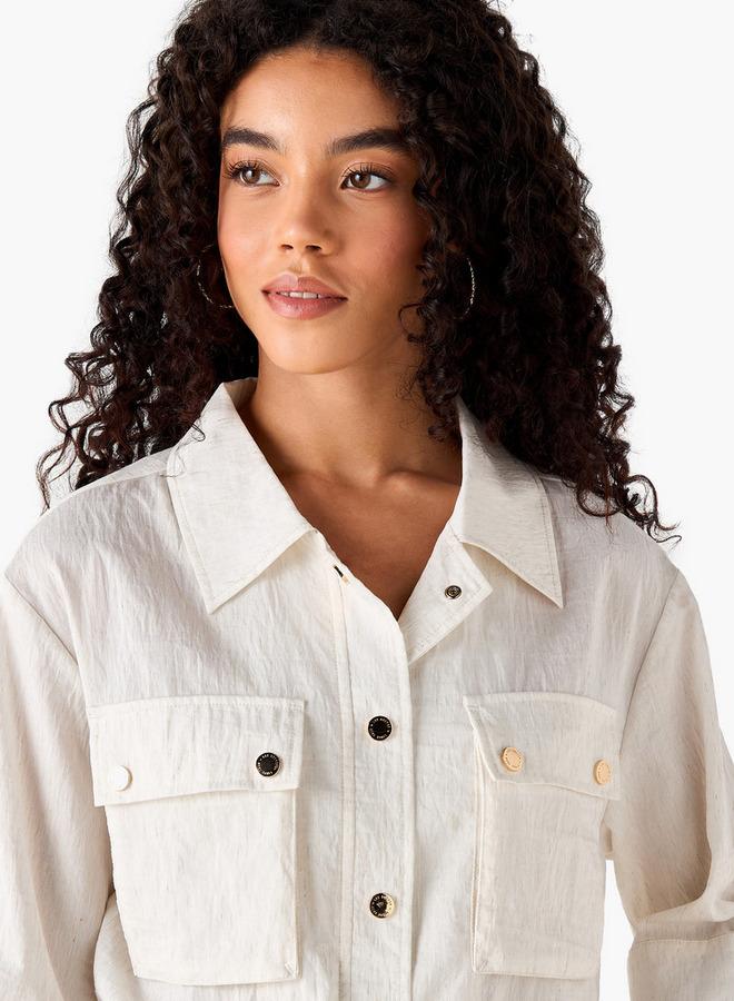 Lee Cooper لي كوبر ريجولار فت شاكيت مع أكمام رول-أب - Image 4